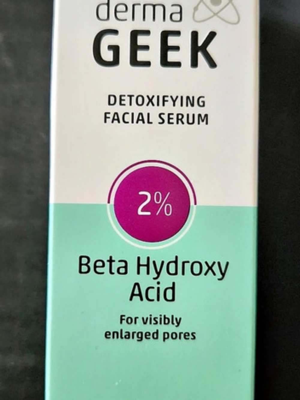 Derma GEEK Detoxifying Facial Serum 2% Beta Hydroxy Acid Facial Serum NWT